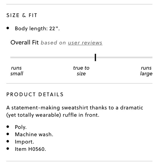 BOGO-JCREW RUFFLE SWEATSHIRT🌸 - Picture 3 of 4